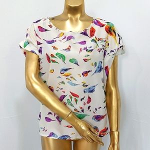Colorful Bird Blouse